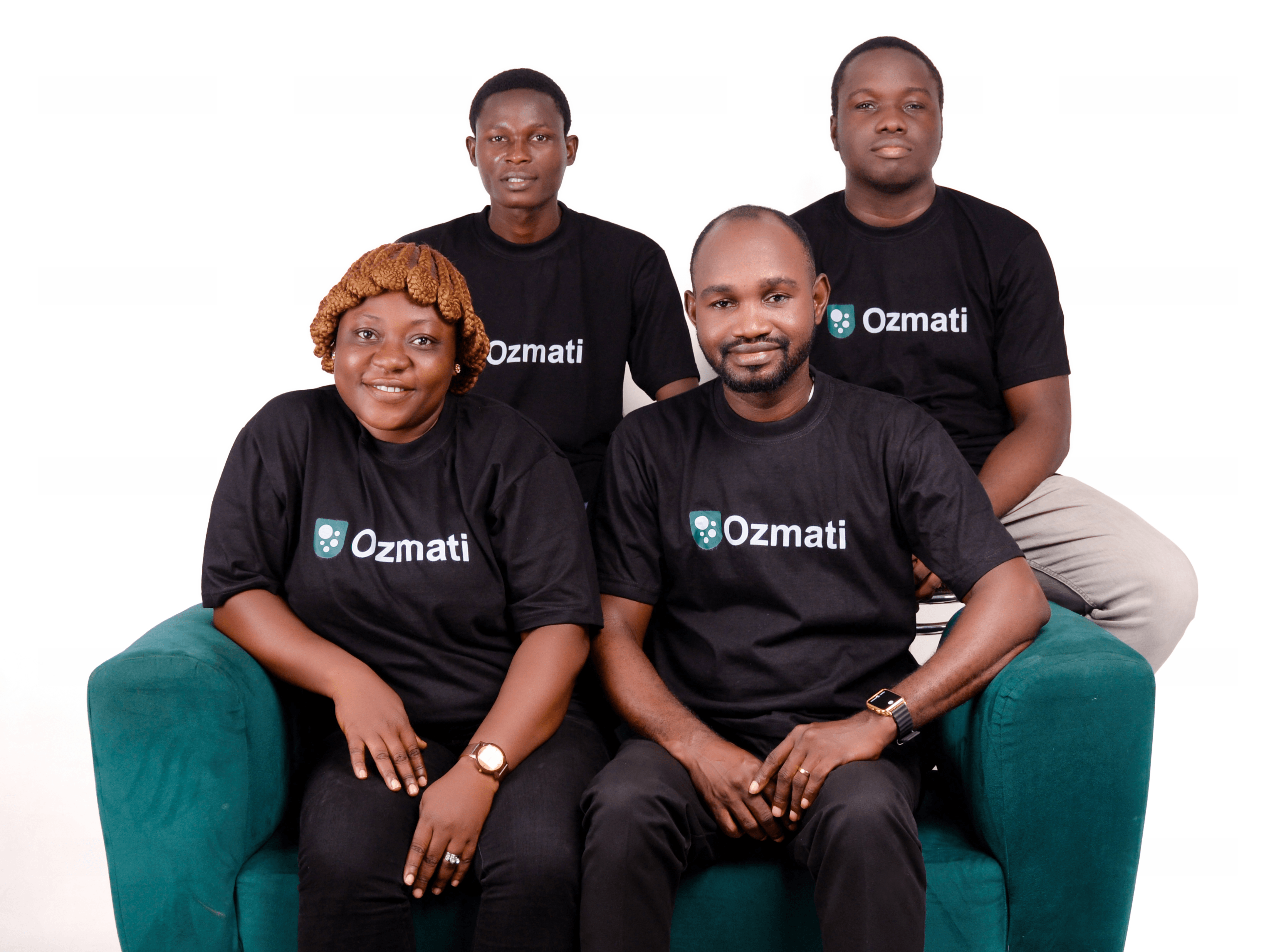 The Ozamati team seated together