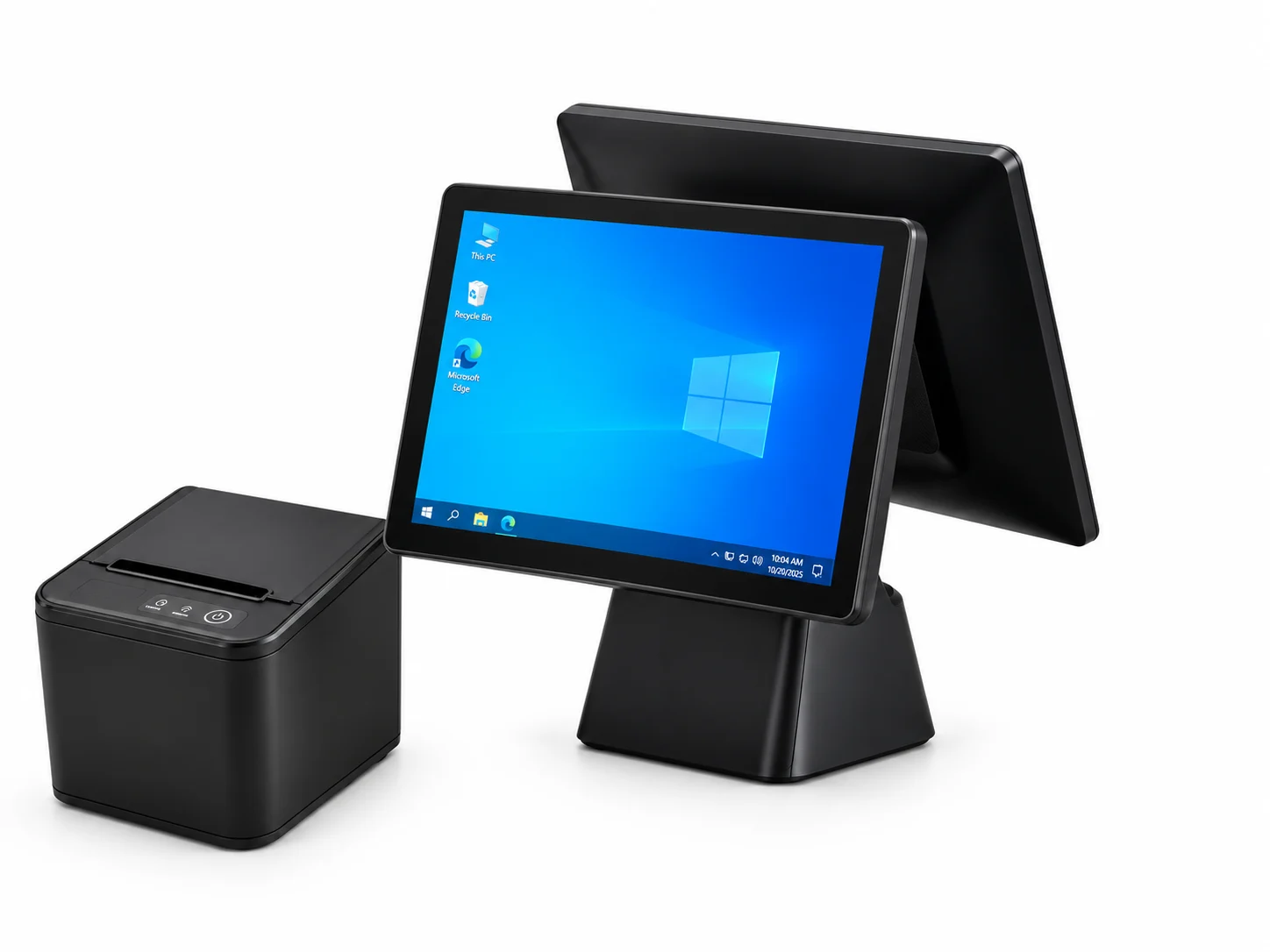 Double Screen POS Machine With Printer And Software
