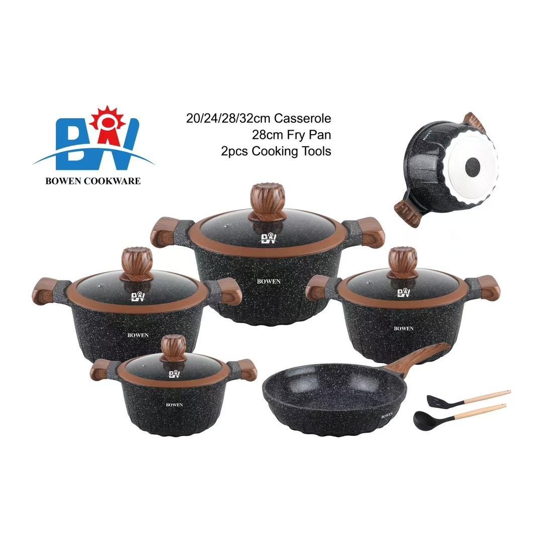 Casserole 28cm Fry Pan -  2pcs Cooking Tools