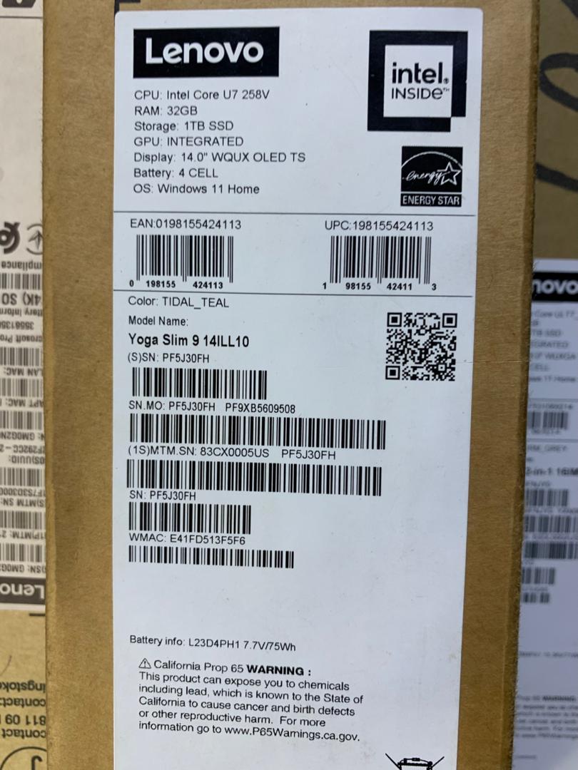 LENOVO YOGA SLIM 9 14ILL10.