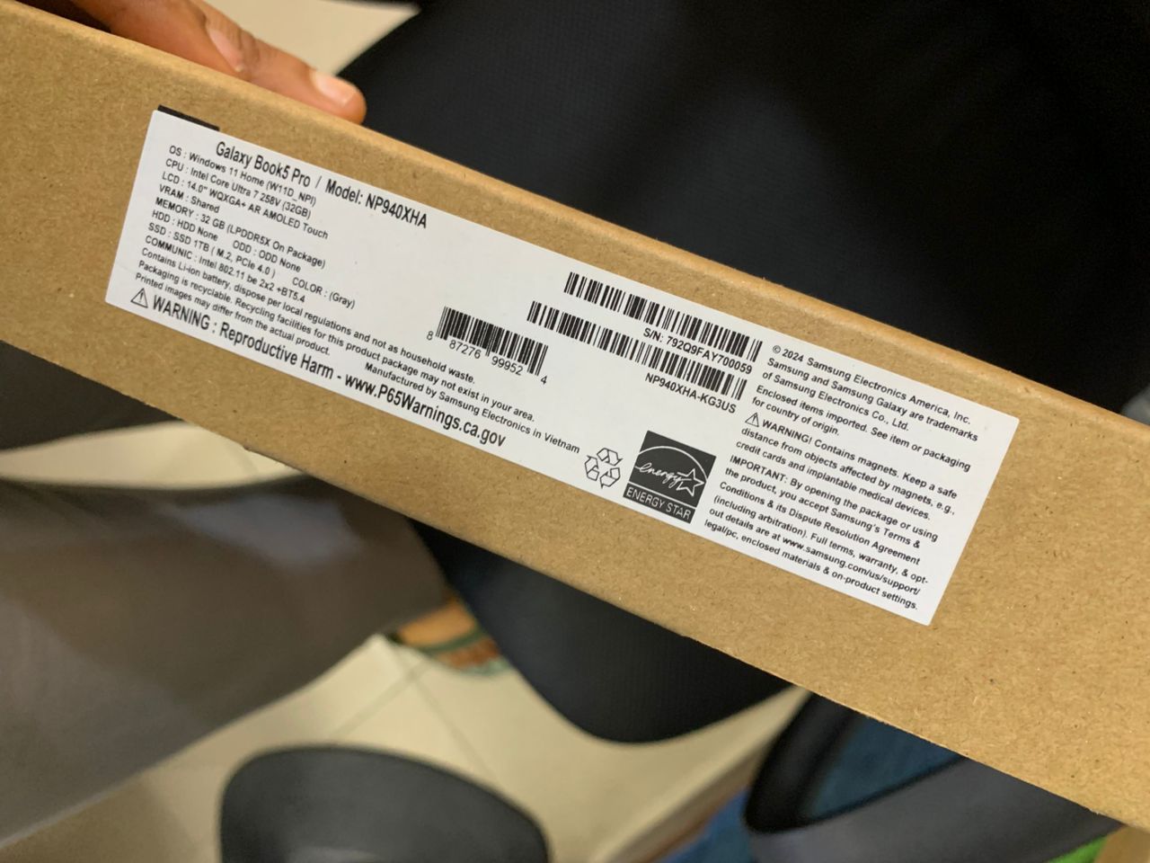 SAMSUNG GALAXY BOOK 5 PRO.