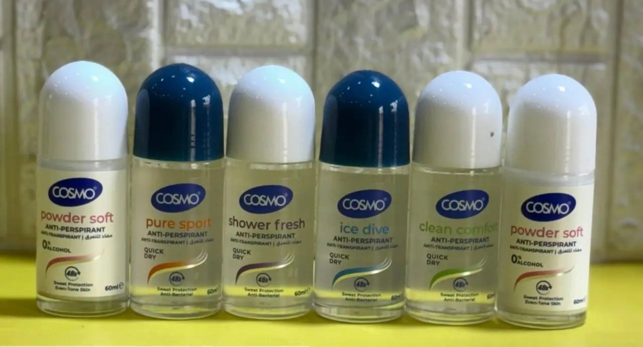 COSMO ANTI-PERSPIRANT 60ML ROLL-ON VARIETY