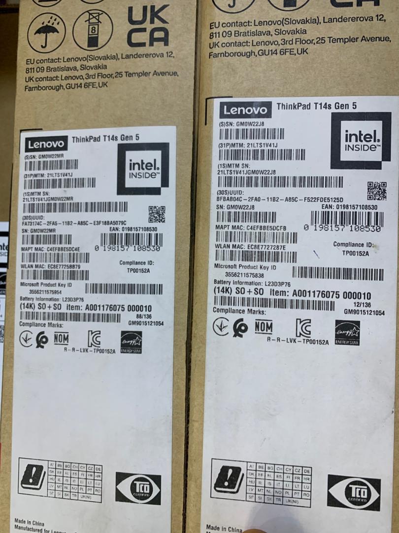 LENOVO THINKPAD T14s GEN 5
