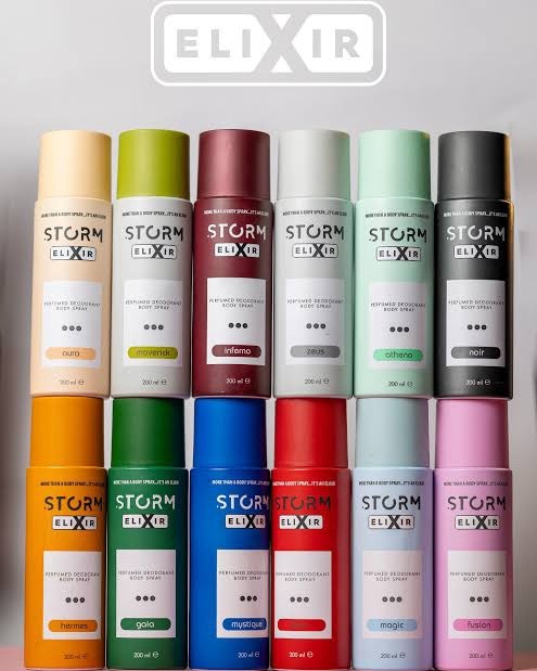 STORM ELIXIR BODY SPRAY 200ML VARIETY