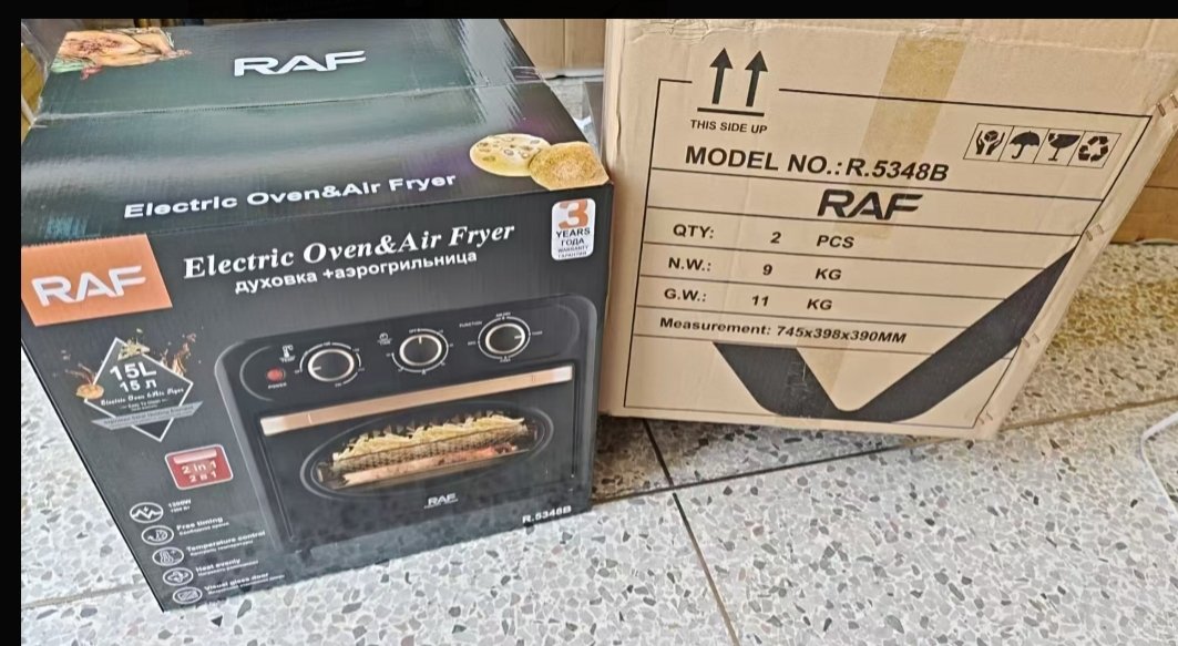 Electric oven and fryer