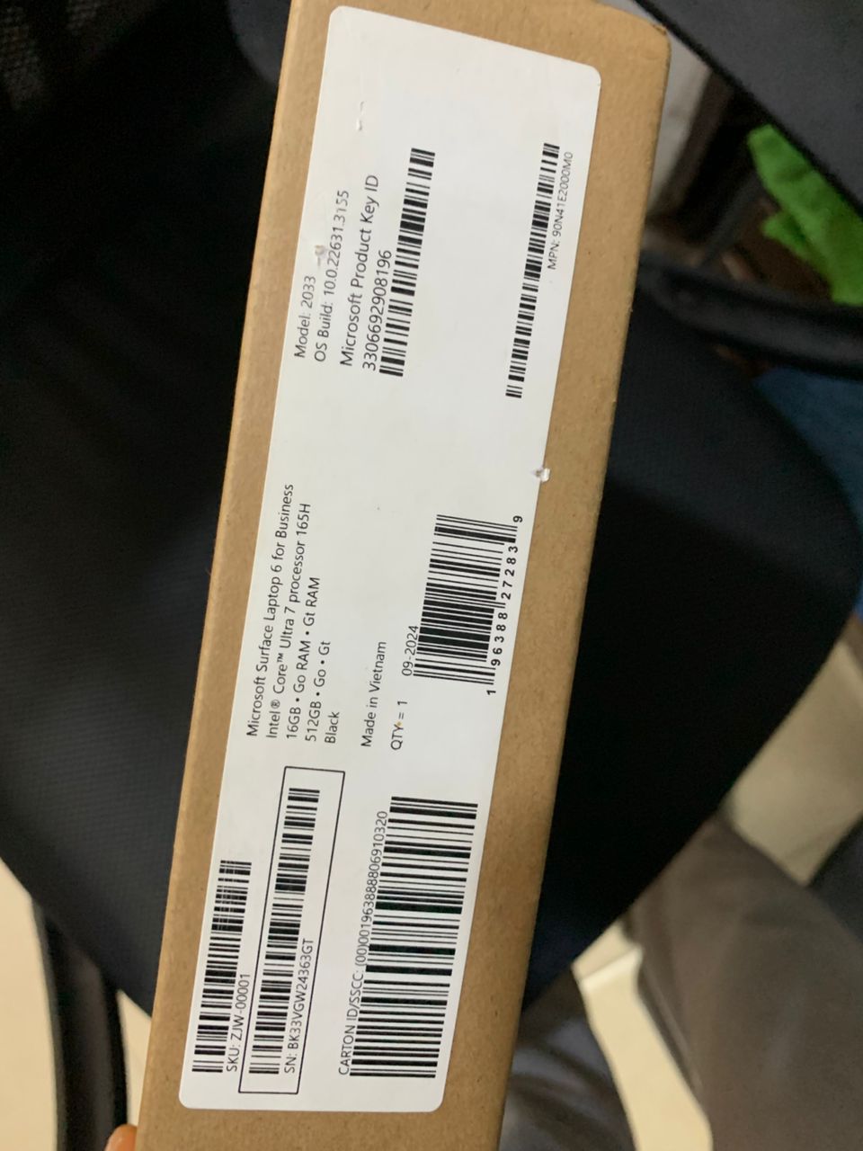 MICROSOFT SURFACE LAPTOP 6.