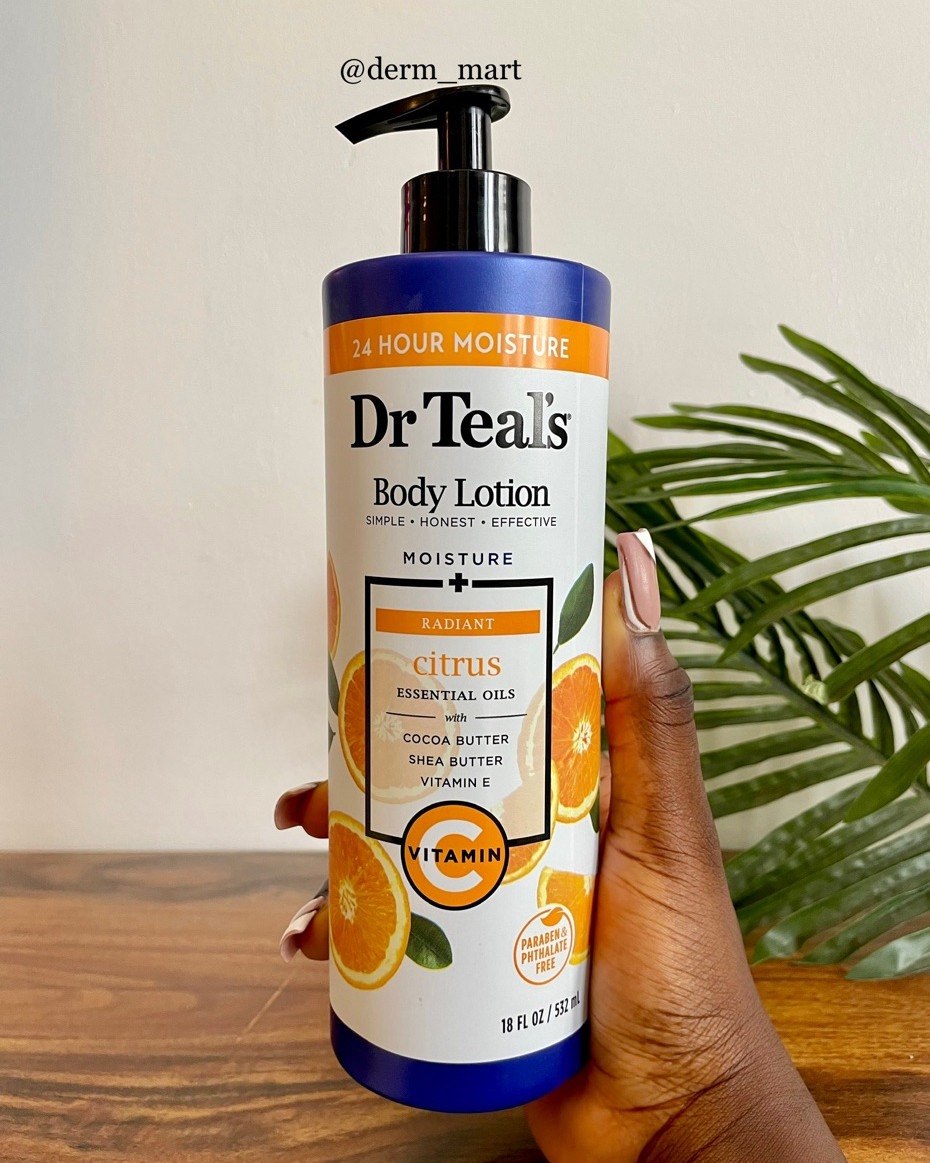 DR TEAL'S GLOW & RADIANCE CITRUS BODY LOTION 532ML