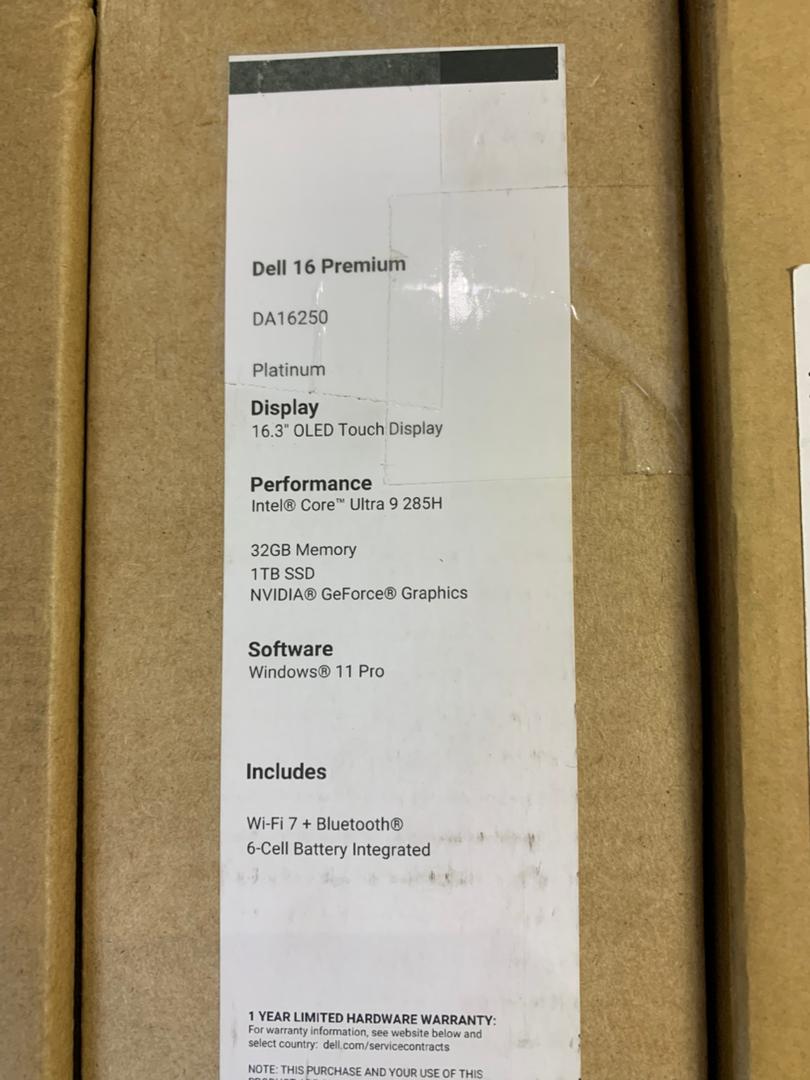 DELL 16 PREMIUM DA16250