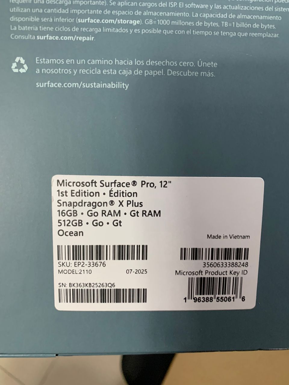 MICROSOFT SURFACE PRO 12.