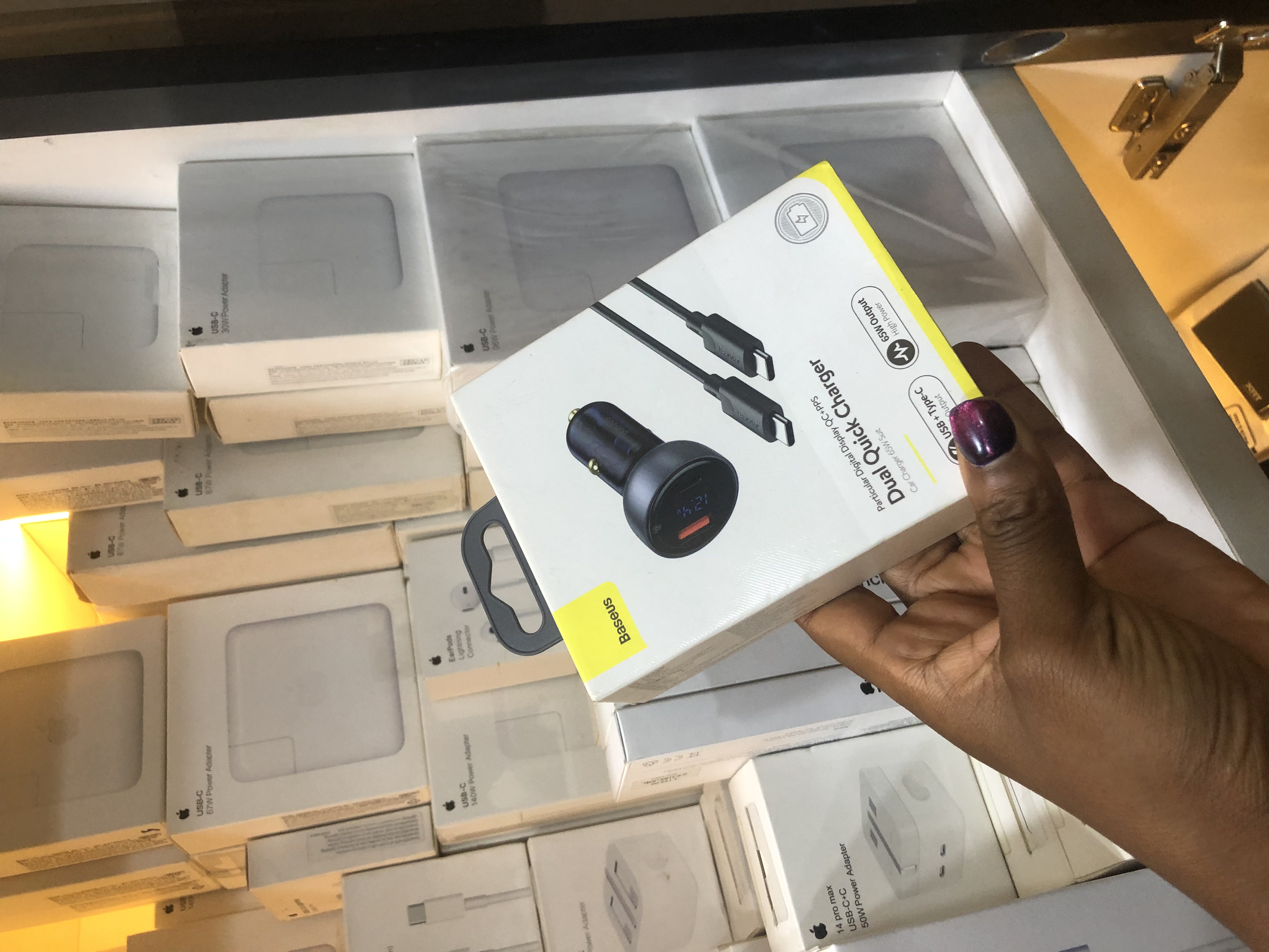 BASEUS CAR CHARGER 65W