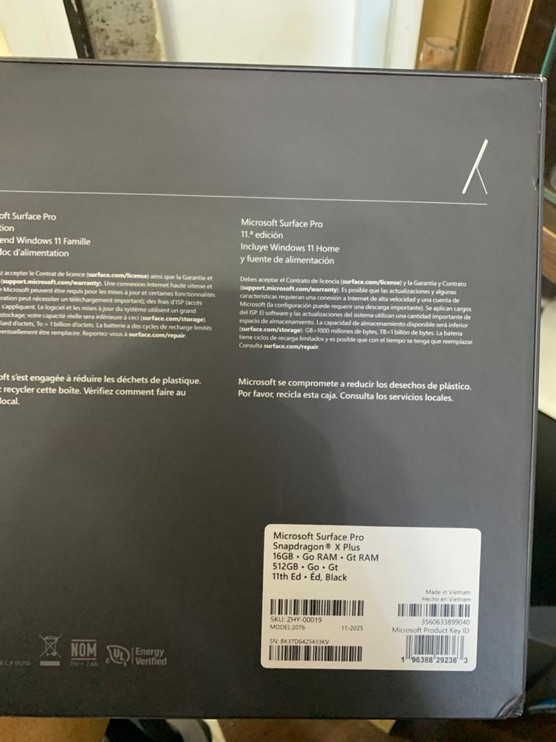 MICROSOFT SURFACE PRO