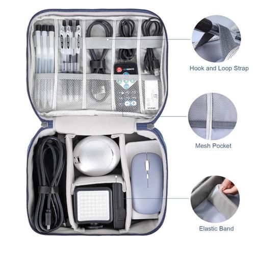Digital Accessories Storage Case – Travel Bag for Gadgets & Electronics