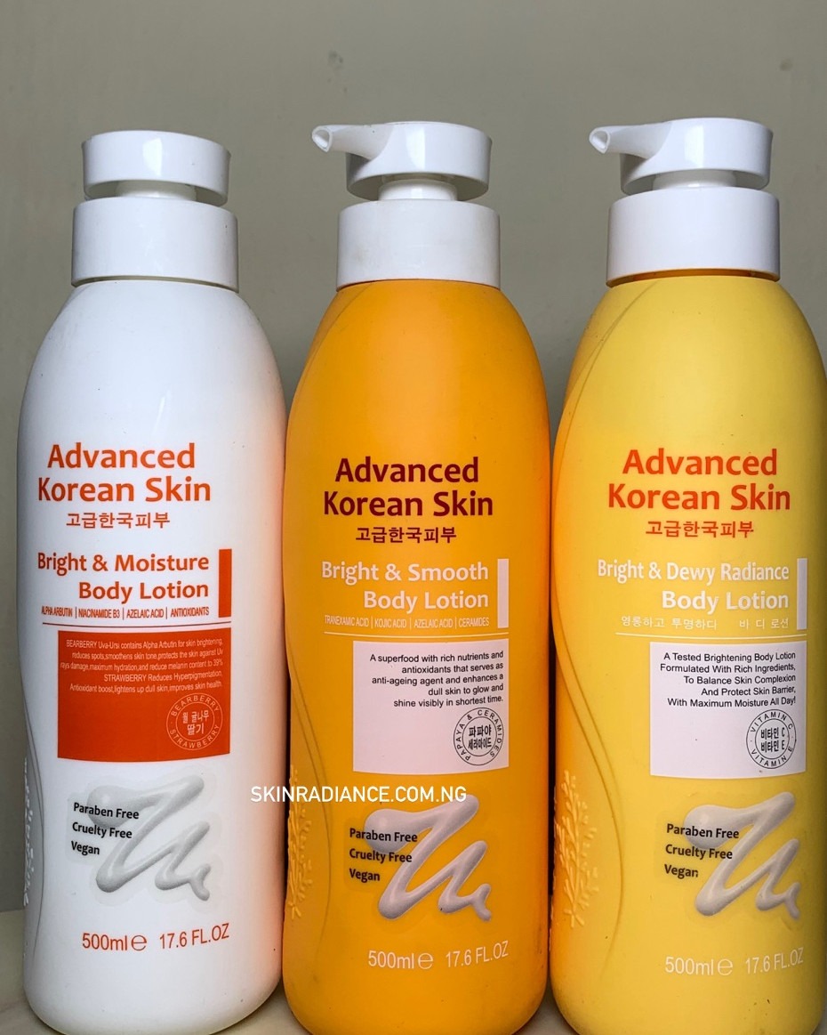 ADVANCED KOREAN SKIN BODY LOTION VARIETY 500ML