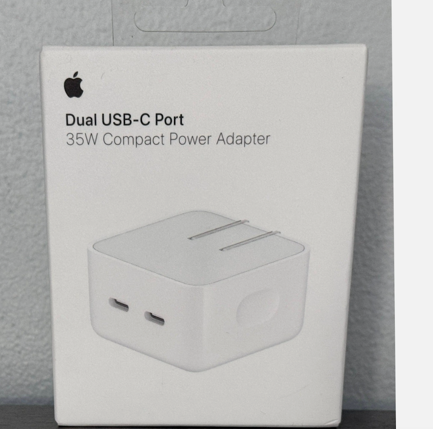 35W NEW POWER ADAPTER DUAL USB-C PORT