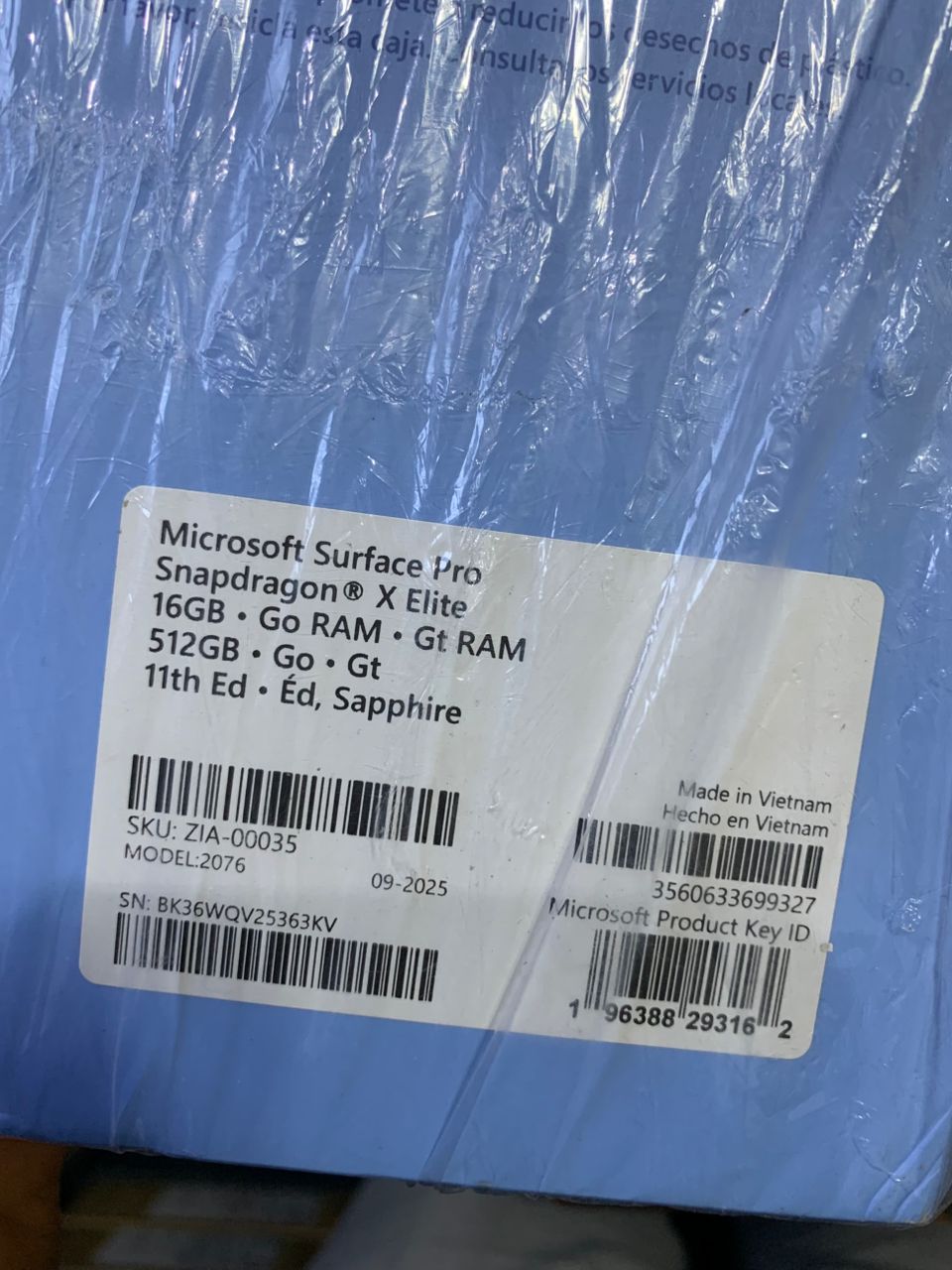 MICROSOFT SURFACE PRO .