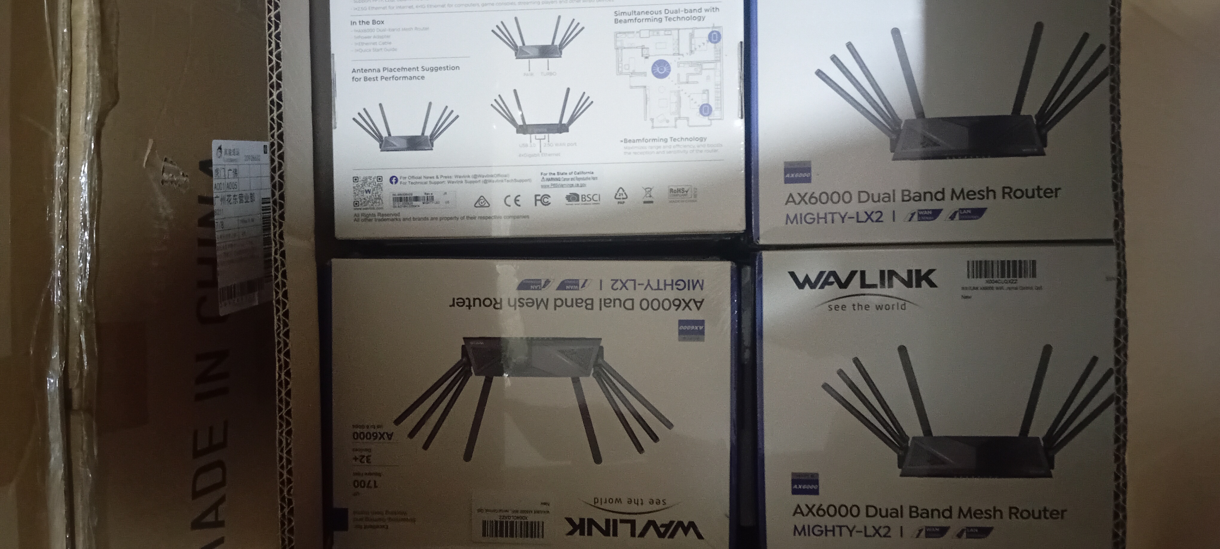 Wavlink AX6000 dual band mesh router