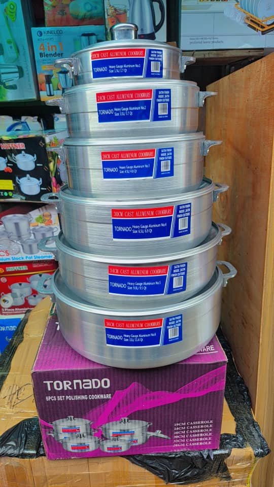 Tornado 6pcs Set Polishing Cookware